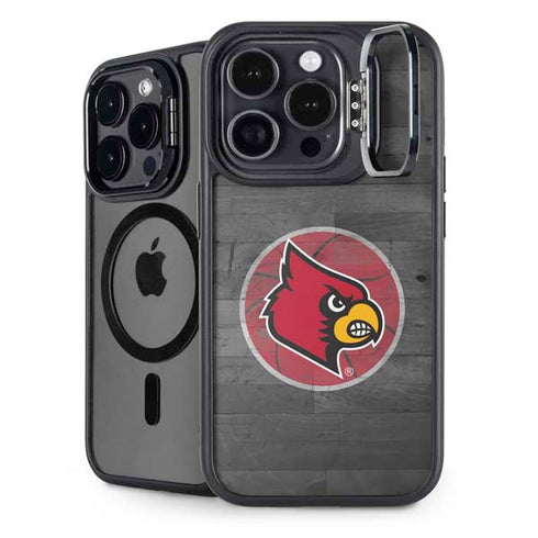 University of Louisville Cardinals Basketball iPhone 14 Pro Kickstand Case